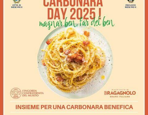 Carbonara Day 2025: gusto e solidarietà si incontrano a Riese Pio X il 6 aprile